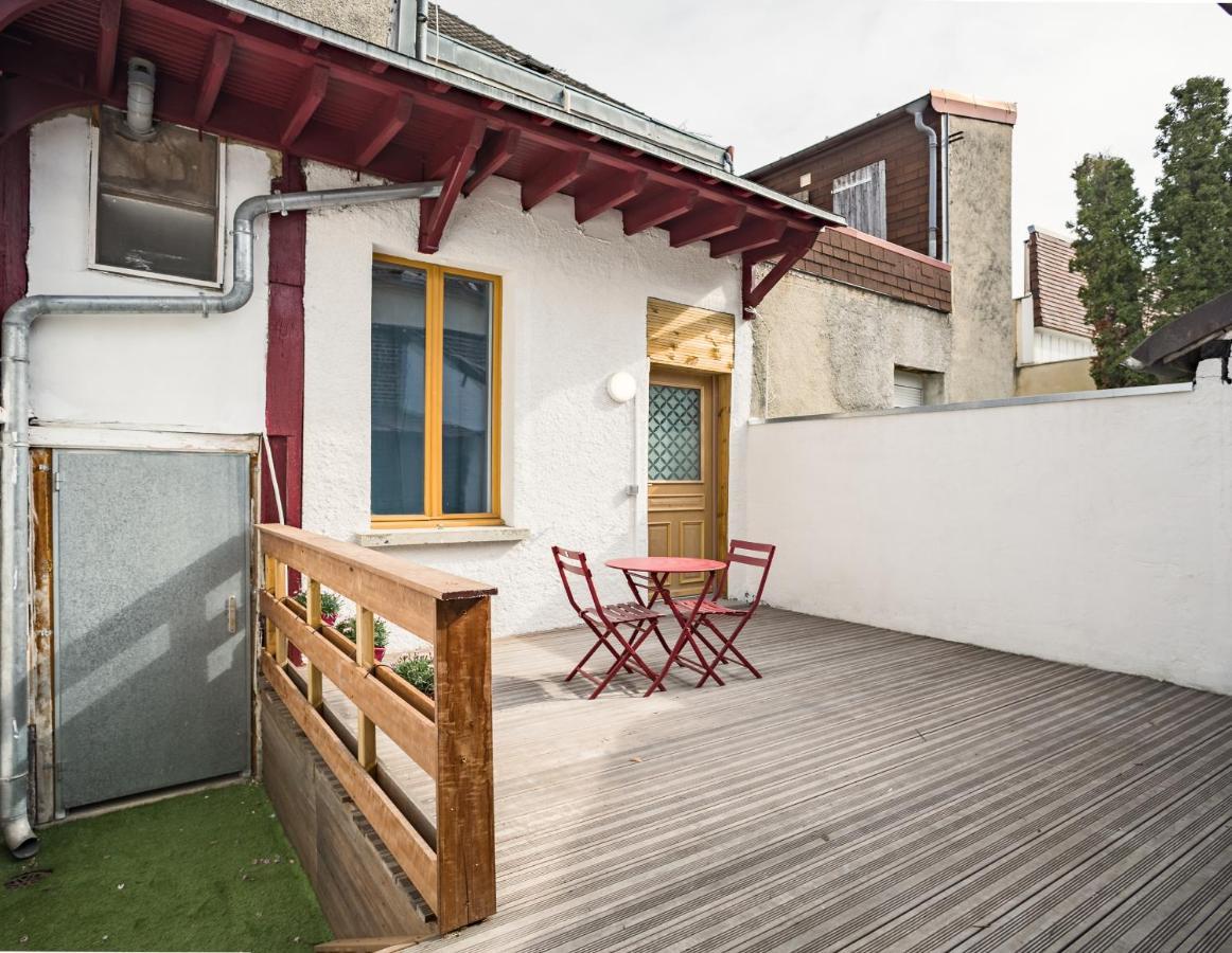 Ferienwohnung Studio Du Palais - Terrasse- Hypercentre Troyes Exterior foto